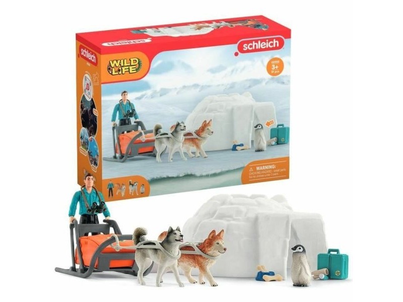 Playset Schleich 42558 Wild Life Antarctica Expedition Set 16 Части 19 Части
