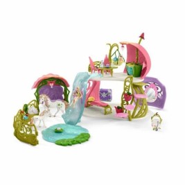 Playset Schleich glitter house with unicorns, lake and stable - 42445 Кон