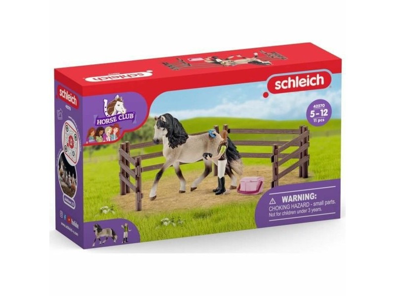 Playset Schleich Andalusian horses care kit