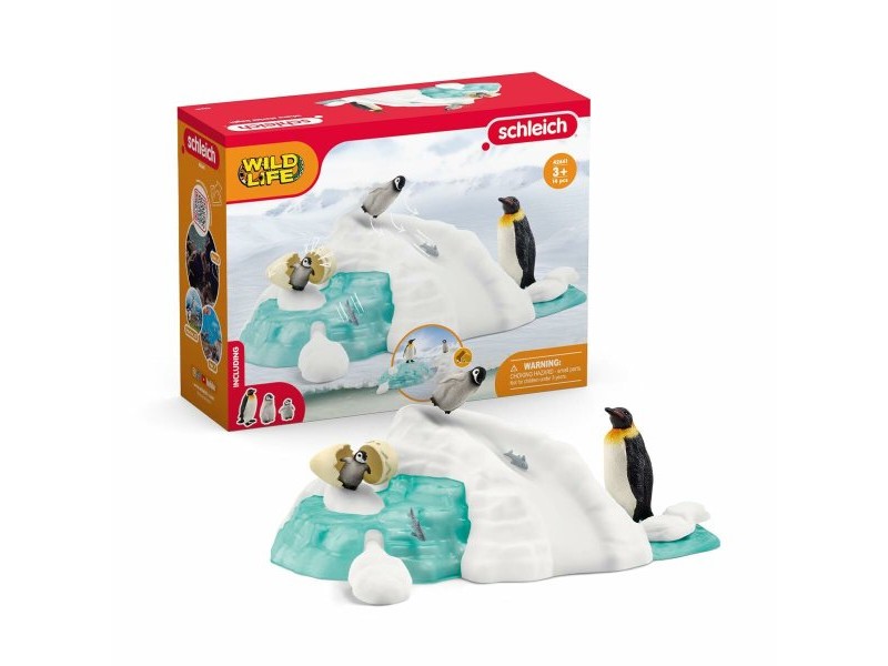 Playset Schleich Penguin Family on the Ice Floe