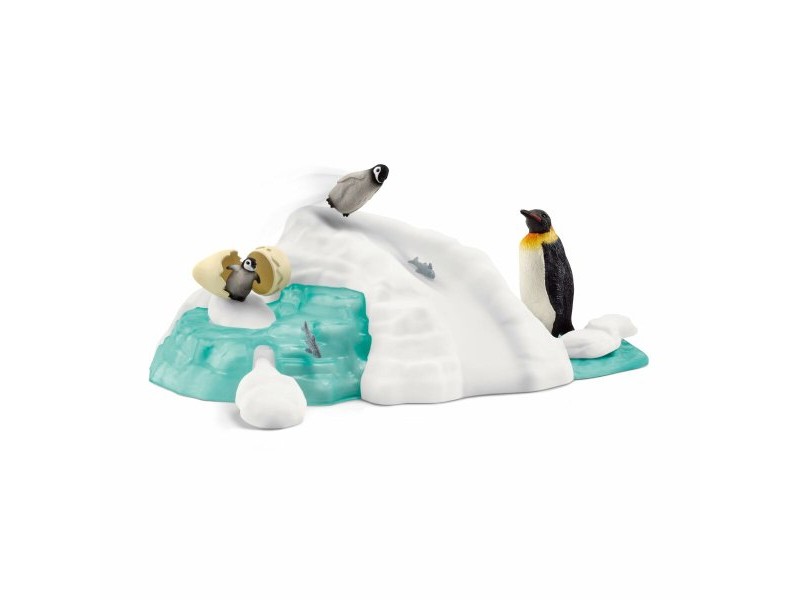Playset Schleich Penguin Family on the Ice Floe