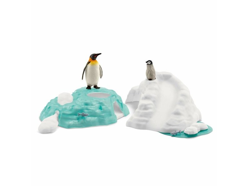 Playset Schleich Penguin Family on the Ice Floe
