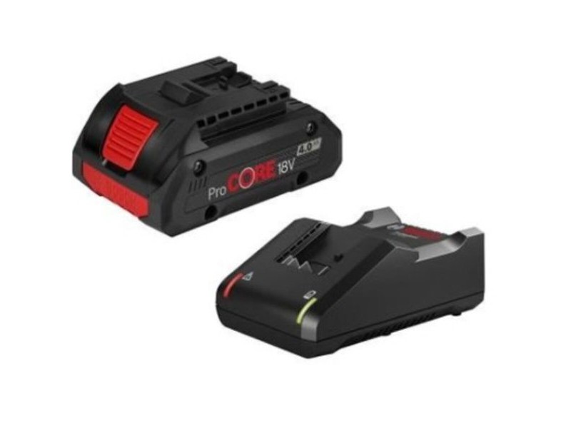 Комплект зарядно и акумулаторни батерии BOSCH ProCORE 4 Ah 18 V