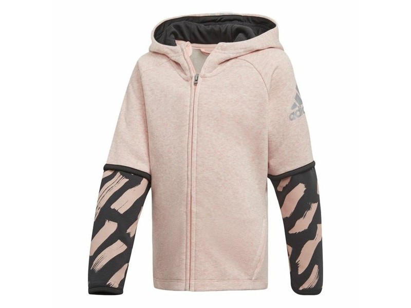 Детско яке Adidas Cover Up Светло розово