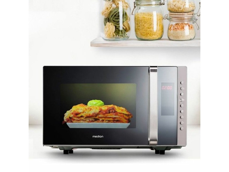 микровълновата фурна Medion MD17495 Сив 800 W 23 L