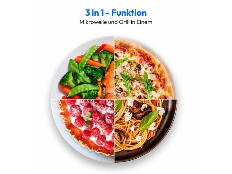 микровълновата фурна Medion MD17495 Сив 800 W 23 L