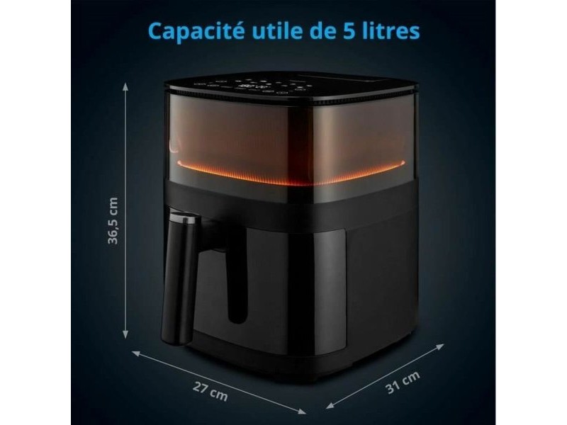 въздушен фритюрник Medion Черен 1500 W 5 L