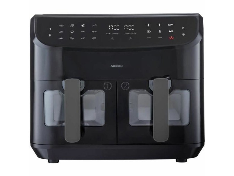 въздушен фритюрник Medion LIFE P20 Черен 2600 W 8,7 l