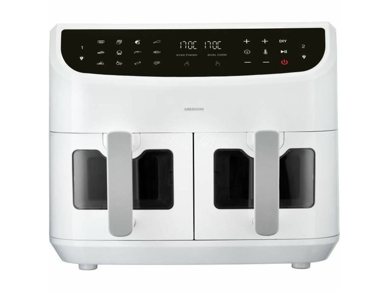 въздушен фритюрник Medion LIFE P20 Бял 2600 W 8,7 l