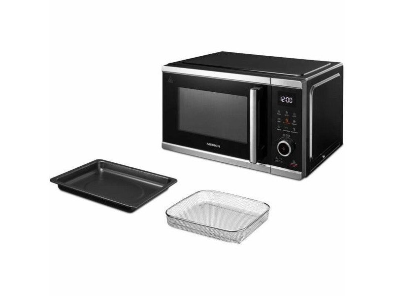 микровълновата фурна Me me me Черен Черен/Сребрист 900 W 25 L