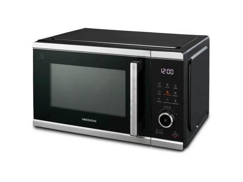 микровълновата фурна Me me me Черен Черен/Сребрист 900 W 25 L