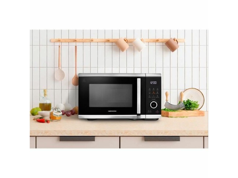 микровълновата фурна Me me me Черен Черен/Сребрист 900 W 25 L