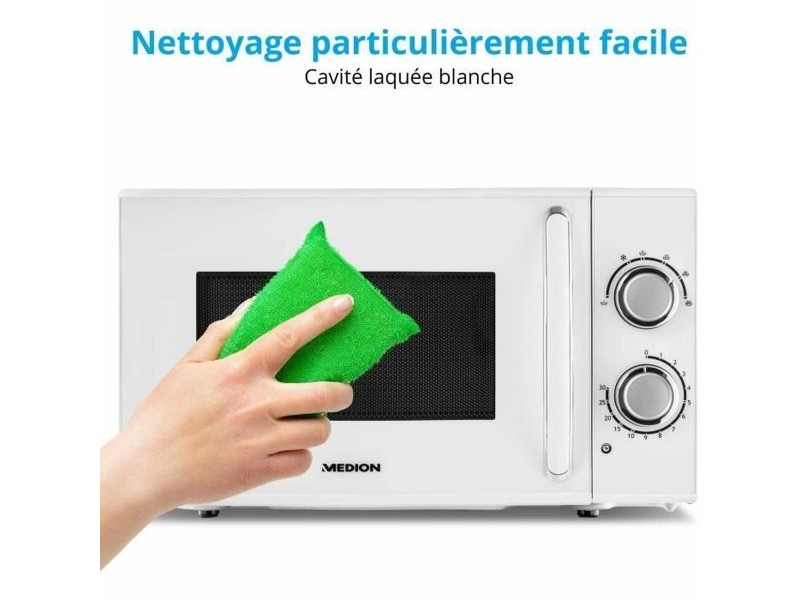 микровълновата фурна Me me me Бял 700 W