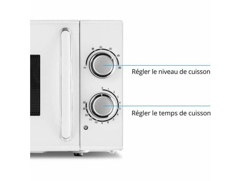 микровълновата фурна Me me me Бял 700 W