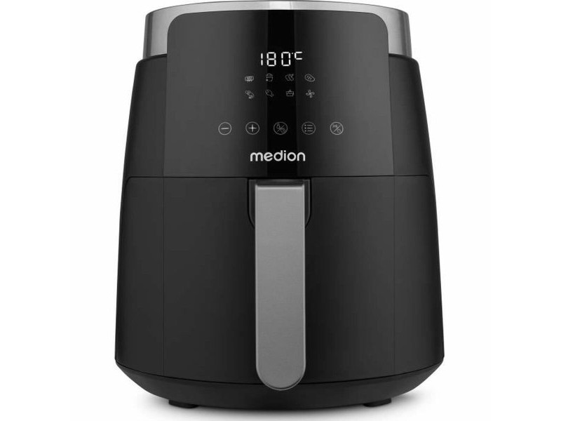 въздушен фритюрник Medion MD13030 Черен 1500 W 4,7 L въздушен фритюрник Medion MD13030 Черен 1500 W 4,7 L