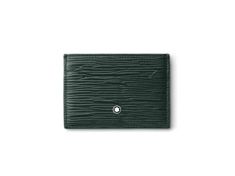 Унисекс Визитник Портфейл Montblanc 130938 Черен