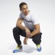 Мъжка тениска с къс ръкав Reebok Graphic Series Linear Logo Бял 2XL
