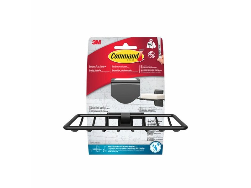 Cапунерка Command Матово черно Метал Пластмаса матов 3 Части