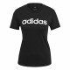 Дамска тениска с къс ръкав Adidas Lin T Черен (XS)