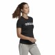 Дамска тениска с къс ръкав Adidas Lin T Черен (XS)