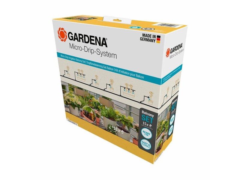 Автоматична Система за Капково Напояване на Саксии Gardena Micro-drip 13401-20