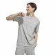 Мъжка тениска с къс ръкав Adidas Essentials Светло сив S