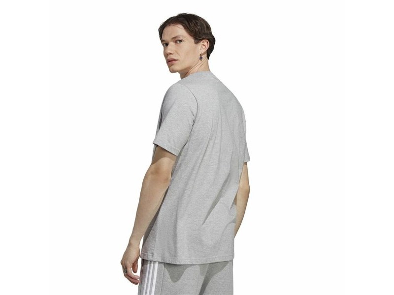Мъжка тениска с къс ръкав Adidas Essentials Светло сив S
