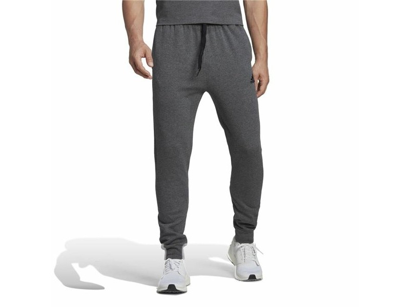 Дълги Спортни Панталони Adidas Essentials Regular Tapered Тъмно сив