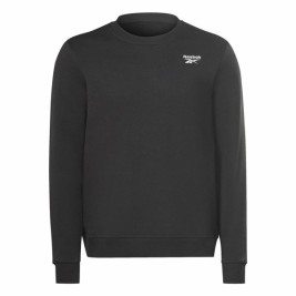 Мъжки суичър без качулка Reebok Identity Left Chest Logo Crew Черен M