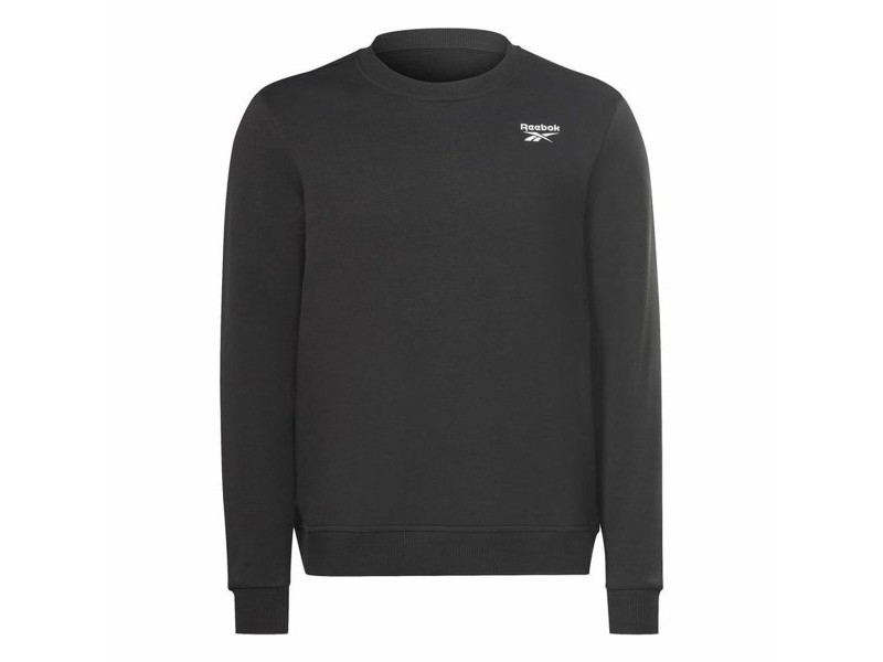 Мъжки суичър без качулка Reebok Identity Left Chest Logo Crew Черен M