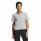 Дамска тениска с къс ръкав Adidas 3S Cropped Top Светло сив (XS)