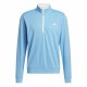 Мъжки суичър без качулка Adidas Lightweight Half-Zip Син Вода L