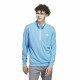Мъжки суичър без качулка Adidas Lightweight Half-Zip Син Вода L