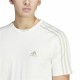 Мъжка тениска с къс ръкав Adidas Essentials 3 Bandas Бял L
