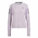 Дамска тениска с дълъг ръкав Adidas Own the Run Лилав