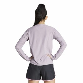 Дамска тениска с дълъг ръкав Adidas Own the Run Лилав