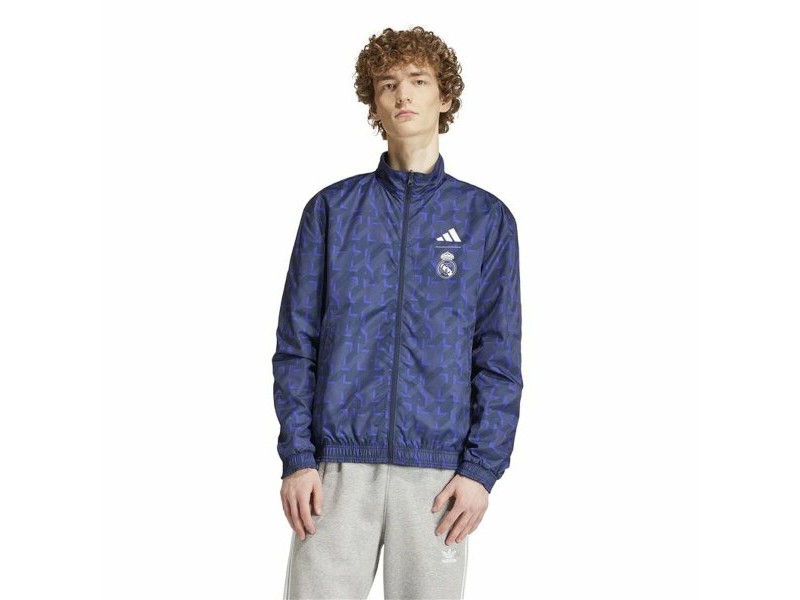 Мъжко Спортно Яке Adidas Real Madrid Син