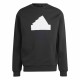Мъжки суичър без качулка Adidas Fi Bos Crw Черен XXL