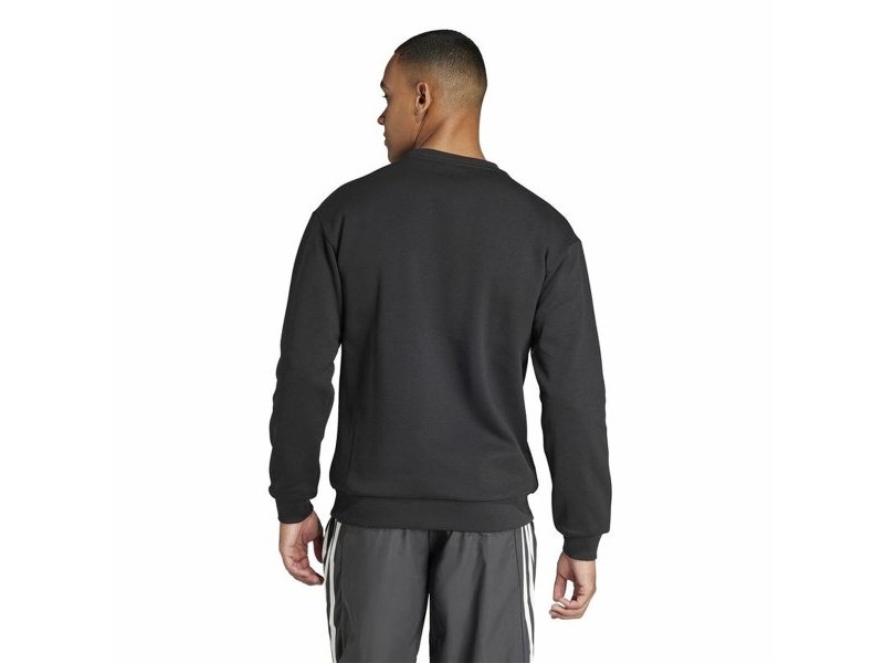 Мъжки суичър без качулка Adidas Fi Bos Crw Черен XXL