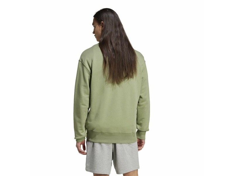 Мъжки суичър без качулка Adidas All Szn French Terry Crew Зелен L Мъжки суичър без качулка Adidas All Szn French Terry Crew Зелен L