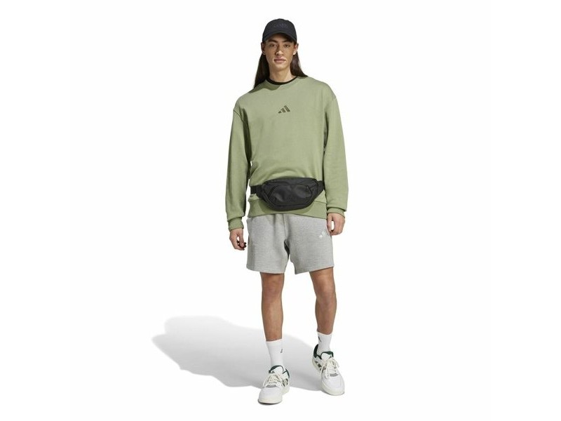 Мъжки суичър без качулка Adidas All Szn French Terry Crew Зелен L Мъжки суичър без качулка Adidas All Szn French Terry Crew Зелен L