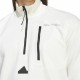 Мъжки суичър без качулка Adidas City Es e Fleece Half-Zip Бял XXL
