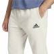 Дълги Спортни Панталони Adidas Essentials Fleece Regular Tapered Бял