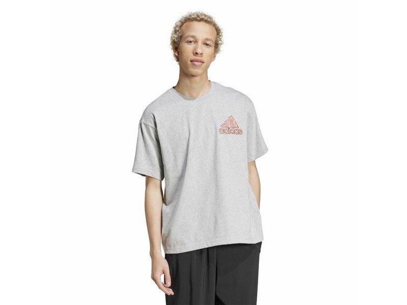 Мъжка тениска с къс ръкав Adidas Berlin Bear Бял S