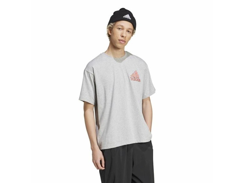 Мъжка тениска с къс ръкав Adidas Berlin Bear Бял S