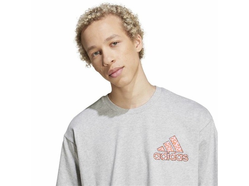 Мъжка тениска с къс ръкав Adidas Berlin Bear Бял S