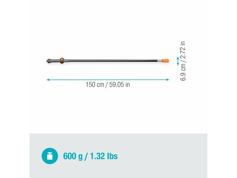 Резервна дръжка Gardena 18802-20 150 cm Cleansystem