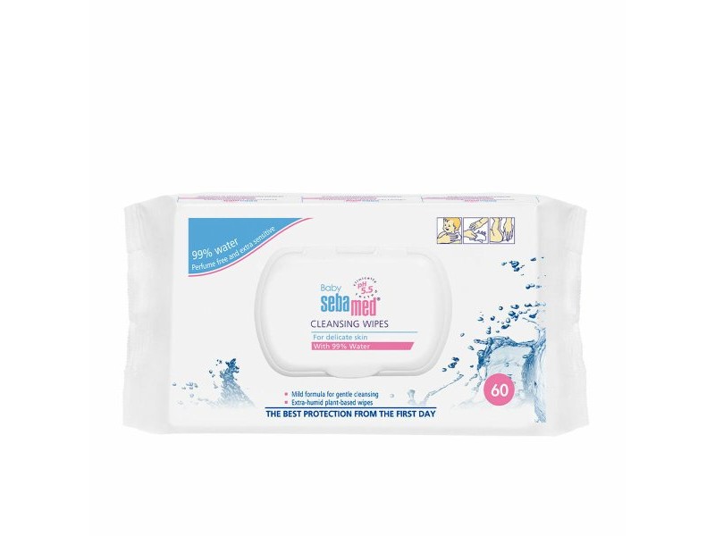 Мокри кърпички Sebamed (60 броя)