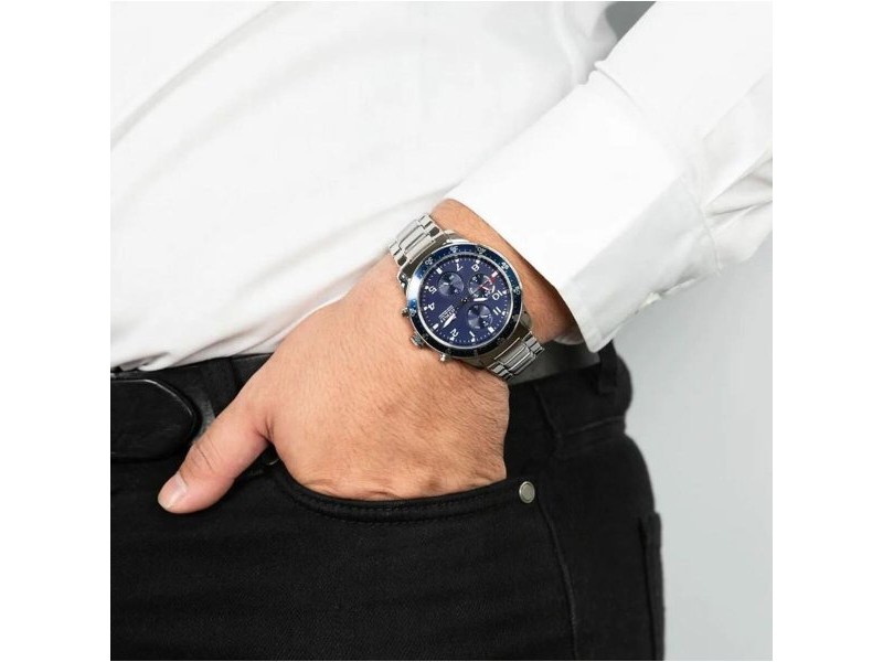 Мъжки часовник Tommy Hilfiger 1791949 Сребрист (Ø 44 mm)