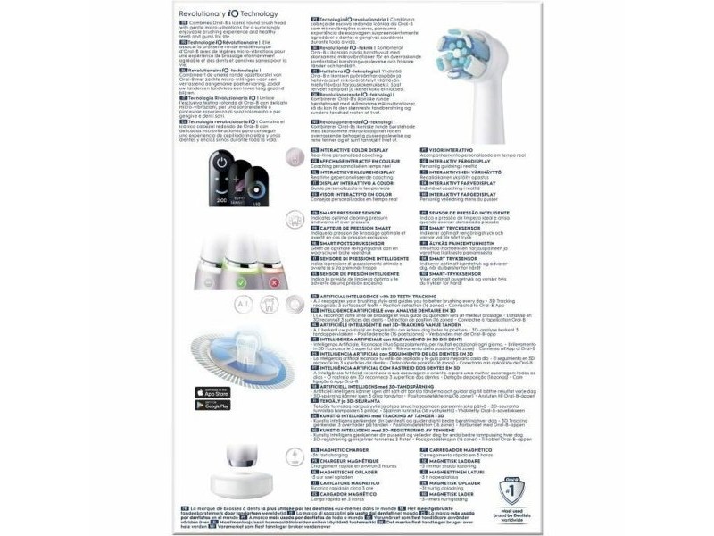 Електрическа четка за зъби Oral-B Serie iO9s (2 Части) (2 броя)
